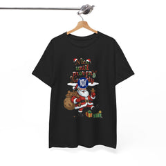 Santa Nice Until Proven Naughty Tee Shirt - Unisex Heavy Cotton Casual Fit