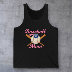 Pink Baseball Mom Jersey Tank