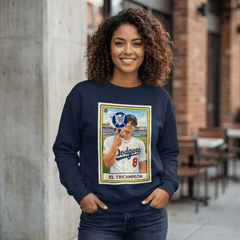 El Tricampeón Loteria Card Kike Team Pride — Adult Crewneck Sweatshirt