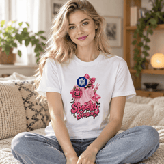 Spooky Season Cute Pink Bougie Ghost Next Level T-Shirt
