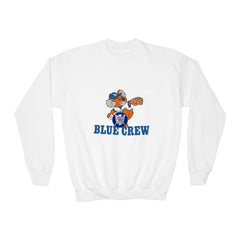 Blue Crew Koala Mascot Sweatshirt — Youth Crewneck Sweatshirt