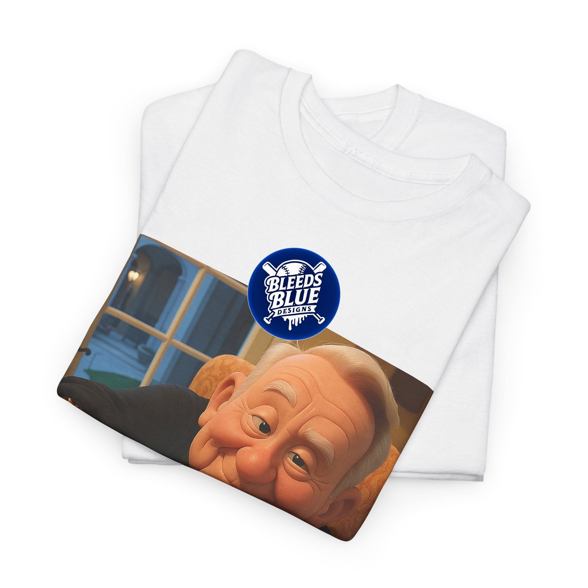 Vin Scully Championship Ring Tee Shirt - Unisex Heavy Cotton Casual Fit
