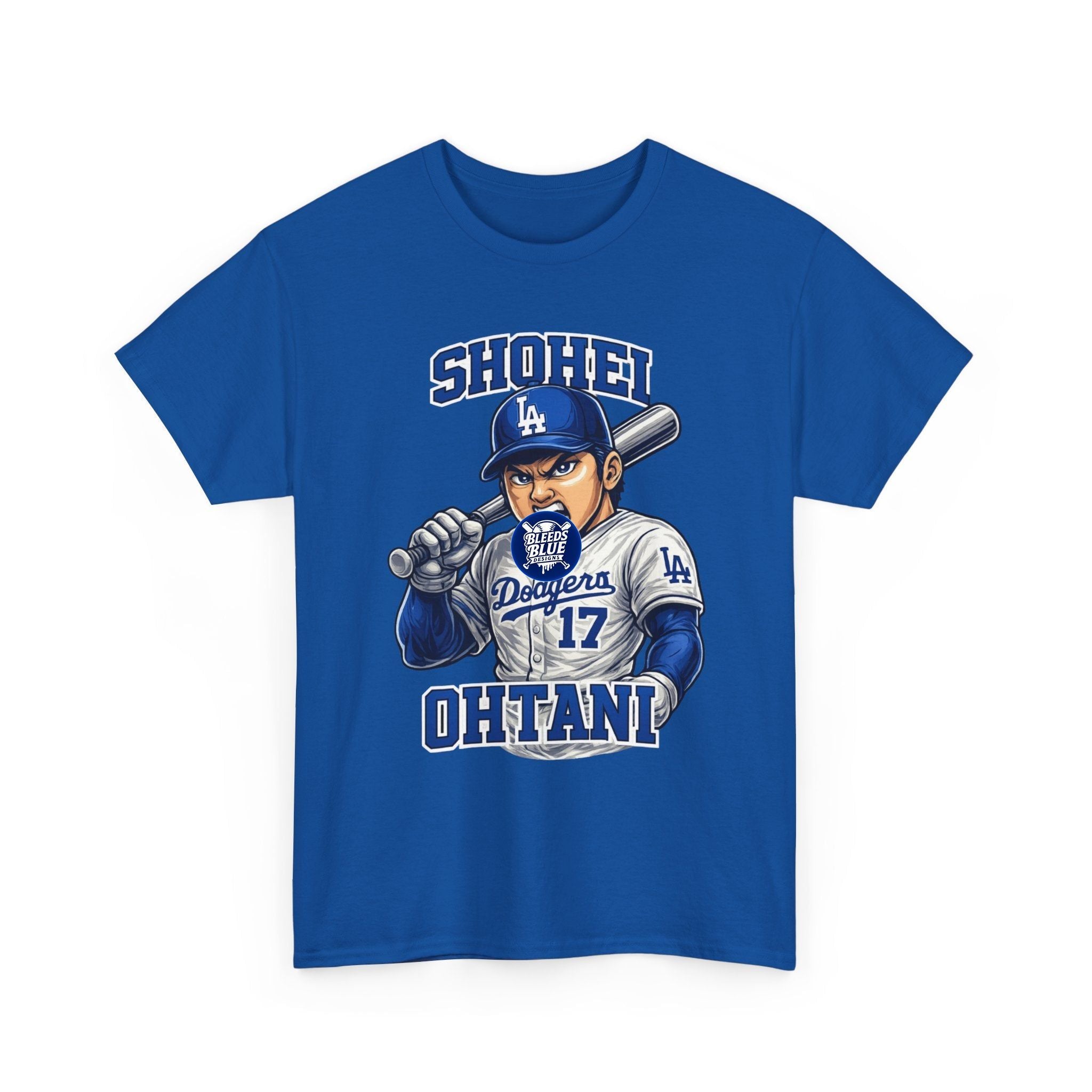 Shohei Ohtani Dodgers Baseball Tee — Player Illustration Jersey Top