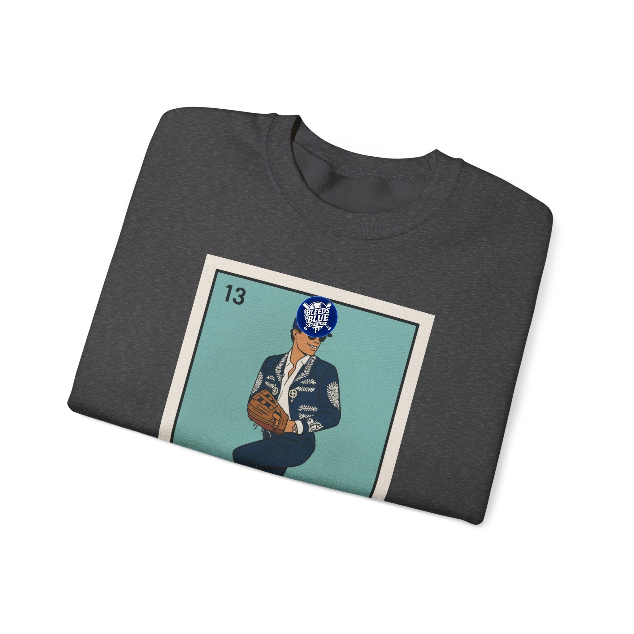 El Mariachi Lotería Card Kelly Team Pride - Adult Crewneck Sweatshirt