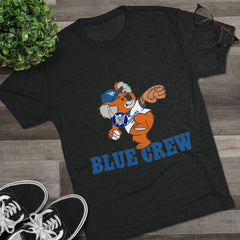 Blue Crew Koala Mascot Tee - Tri-Blend Crew T-Shirt