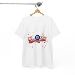 Dodgers Valentine Tee Shirt - Unisex Heavy Cotton Casual Fit