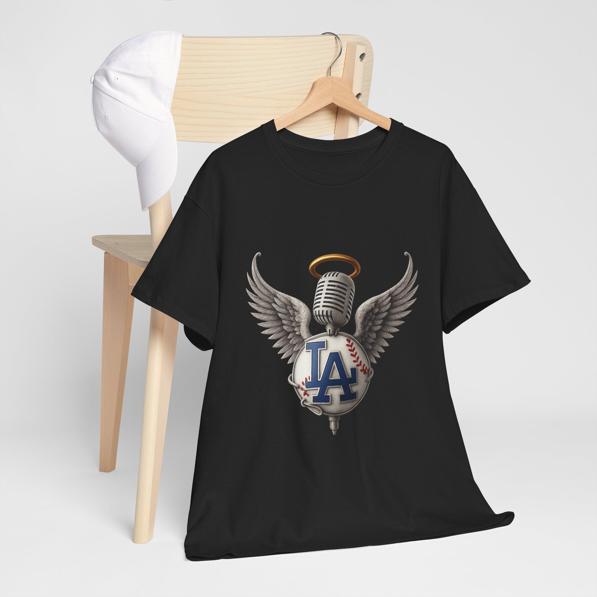 Vin Scully Tribute Tee Shirt - Unisex Heavy Cotton Tee Casual Fit