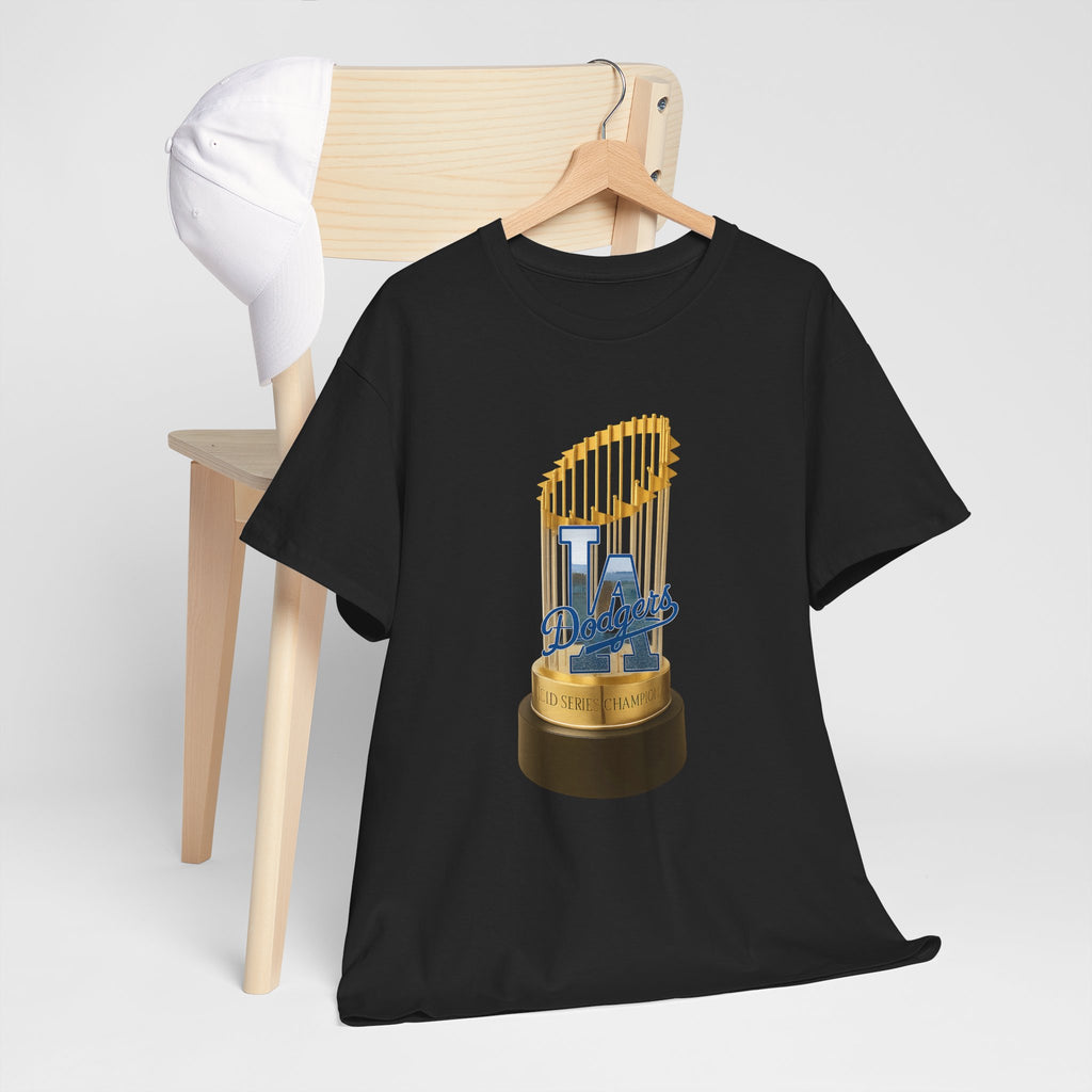 Trophy Los Angeles Logo Tee Shirt -  Unisex Heavy Cotton Tee Casual Fit