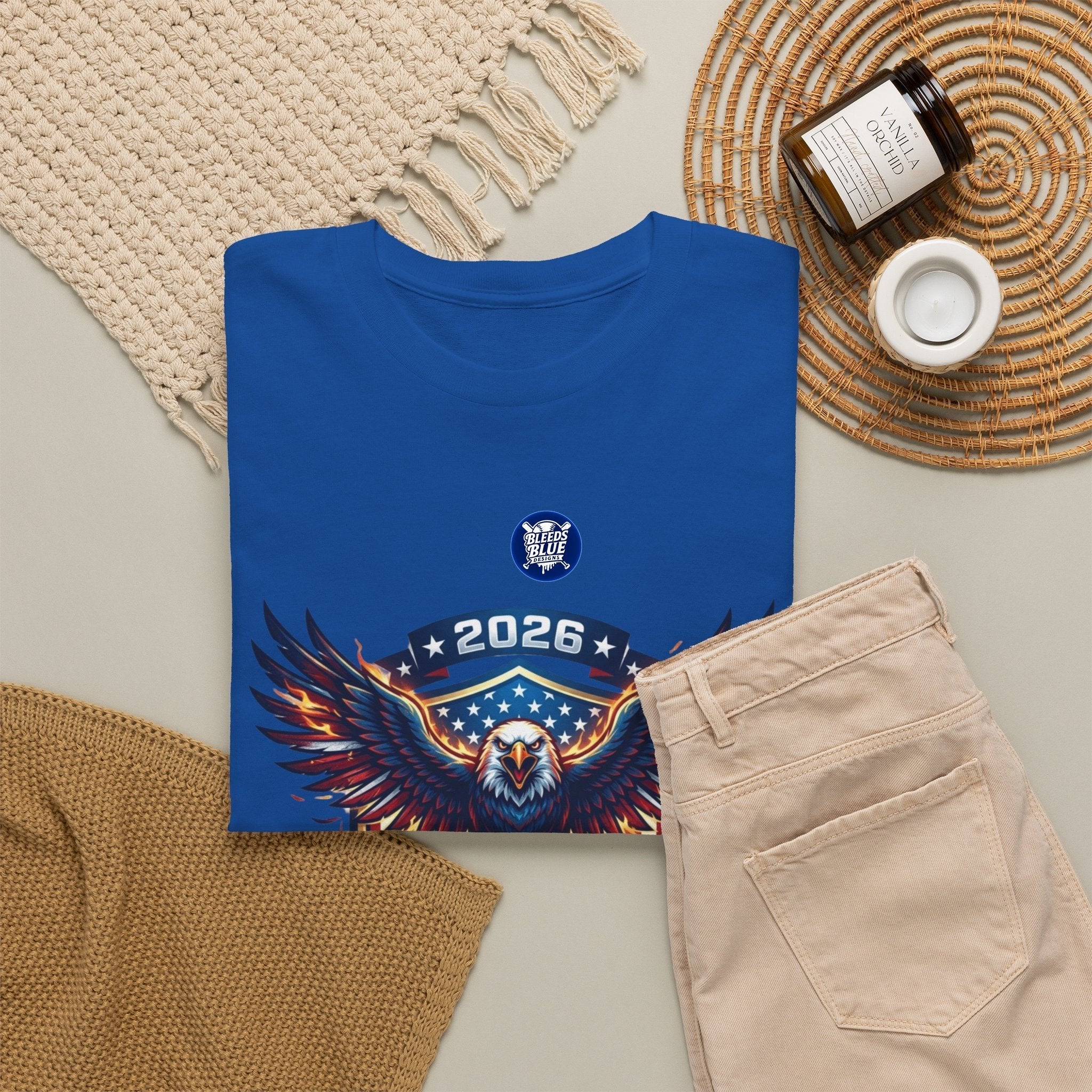 2026 World Cup USA Eagle T-Shirt — Patriotic Soccer Fan Tee