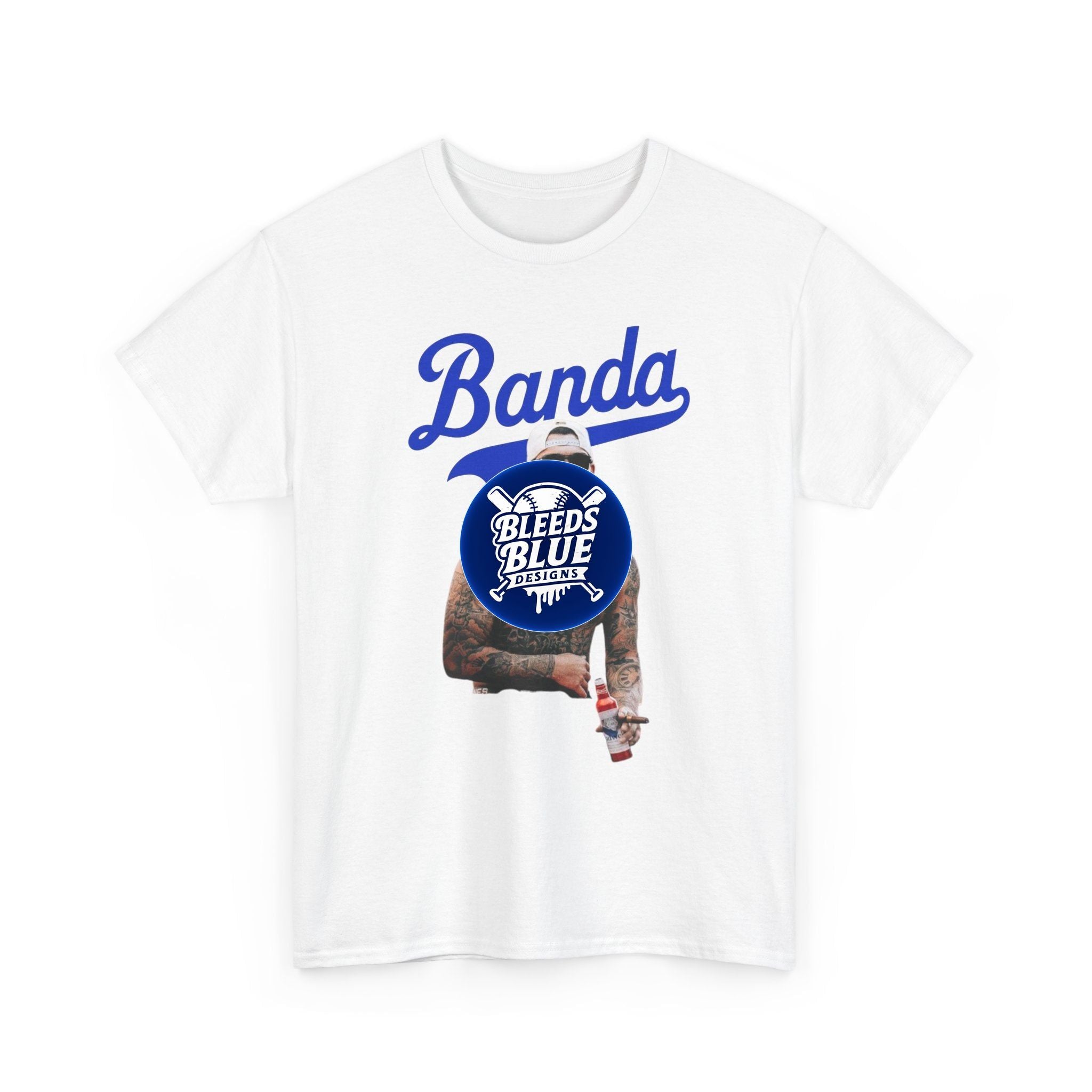 Baseball Dodgers Anthony Banda Tee Shirt - Unisex Heavy Cotton Casual Fit