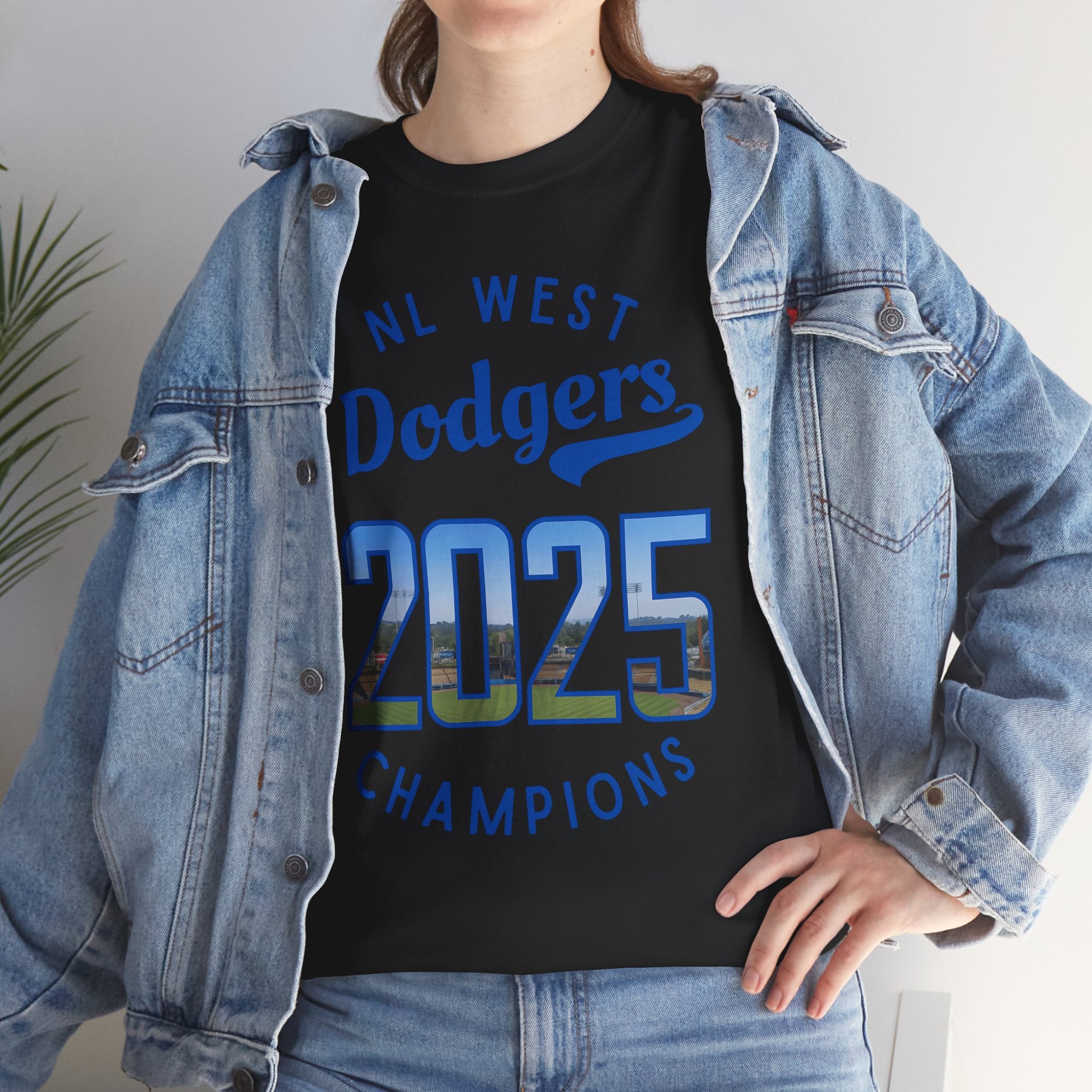 2025 NL West Champs Los Angeles Dodgers Tee Shirt