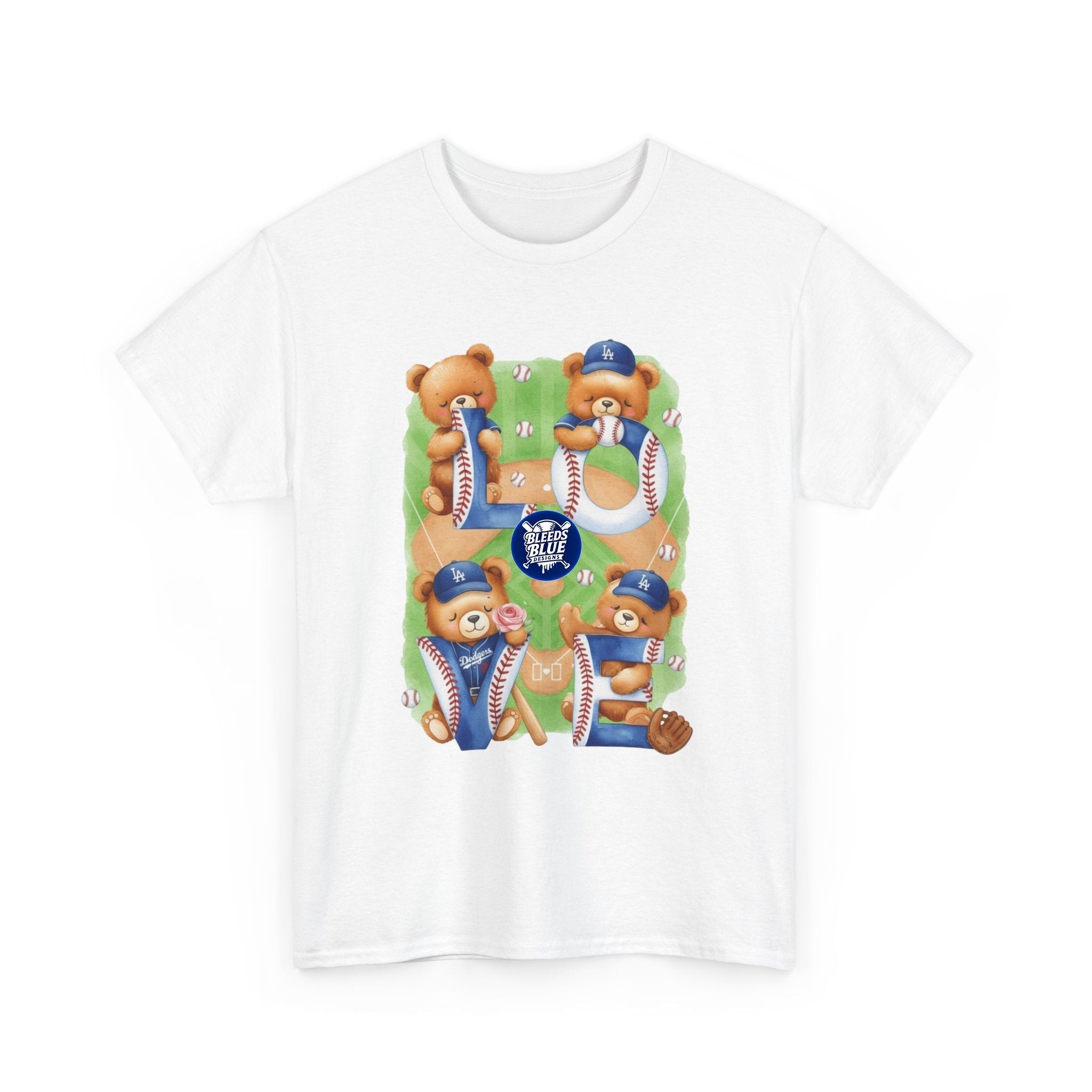 Teddy Bear LOVE T‑Shirt — Cute Letter L O V E Bears Design