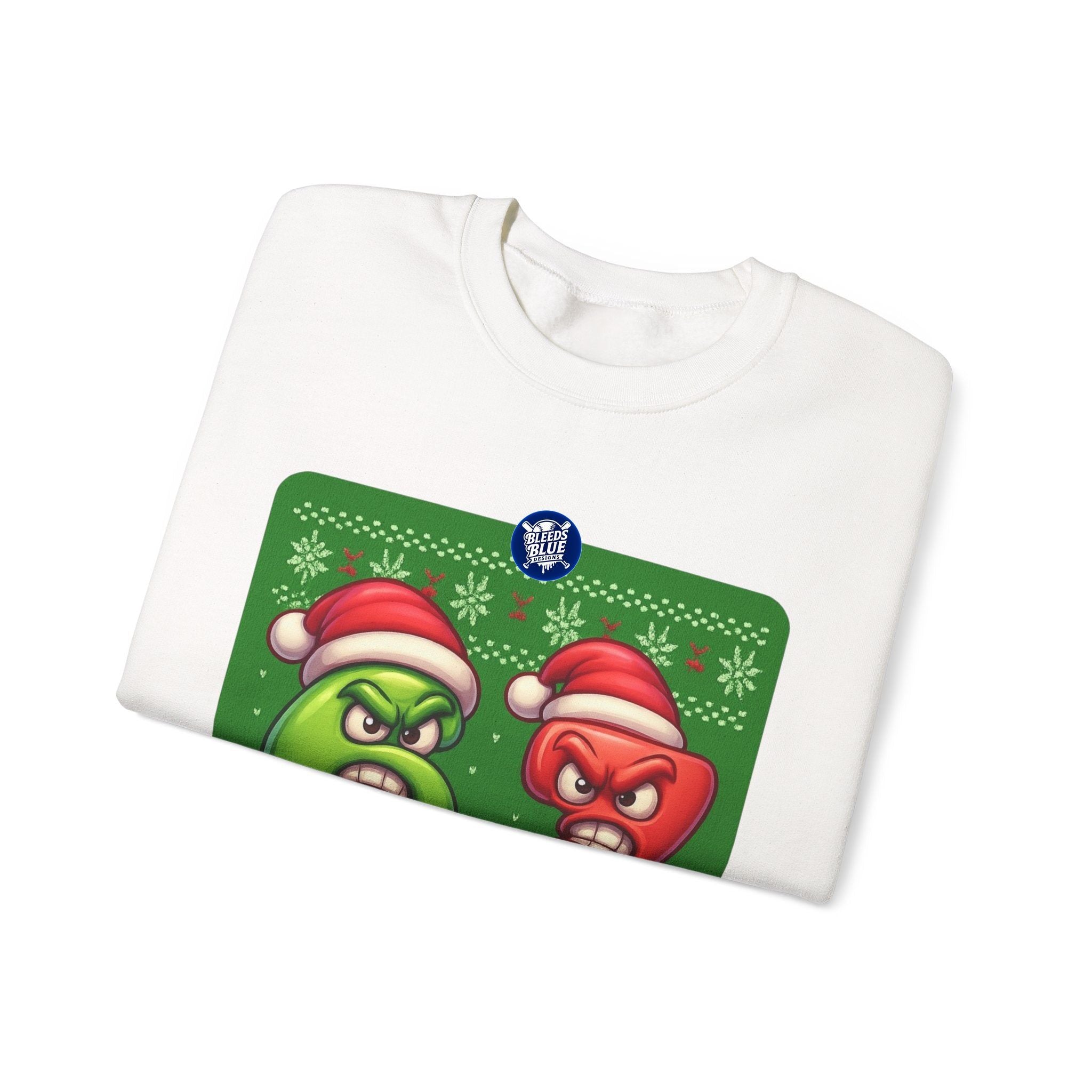 Holiday Ugly Christmas Angry 67 Sweatshirt - Unisex Crewneck Casual Streetwear