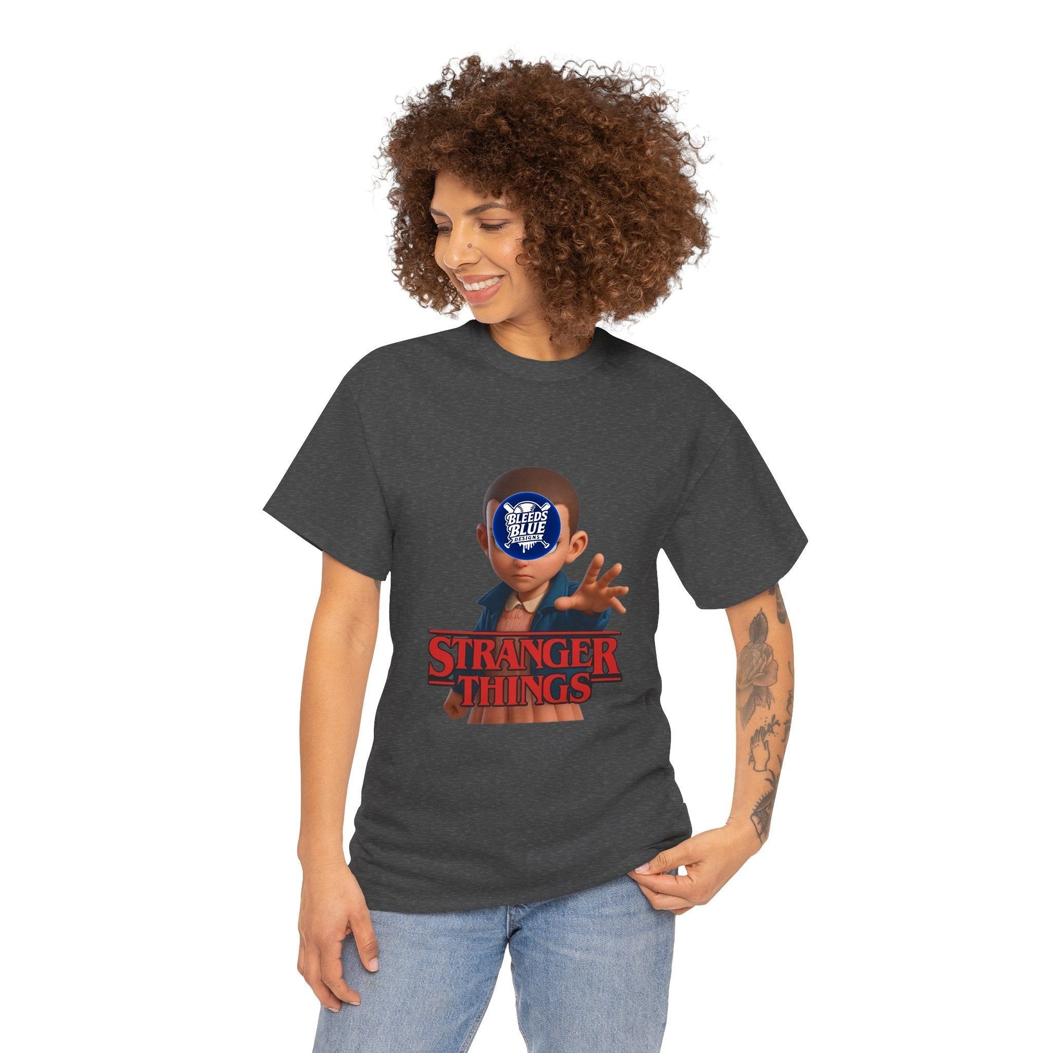 Stranger Things El Tee Shirt - Unisex Heavy Cotton Casual Fit