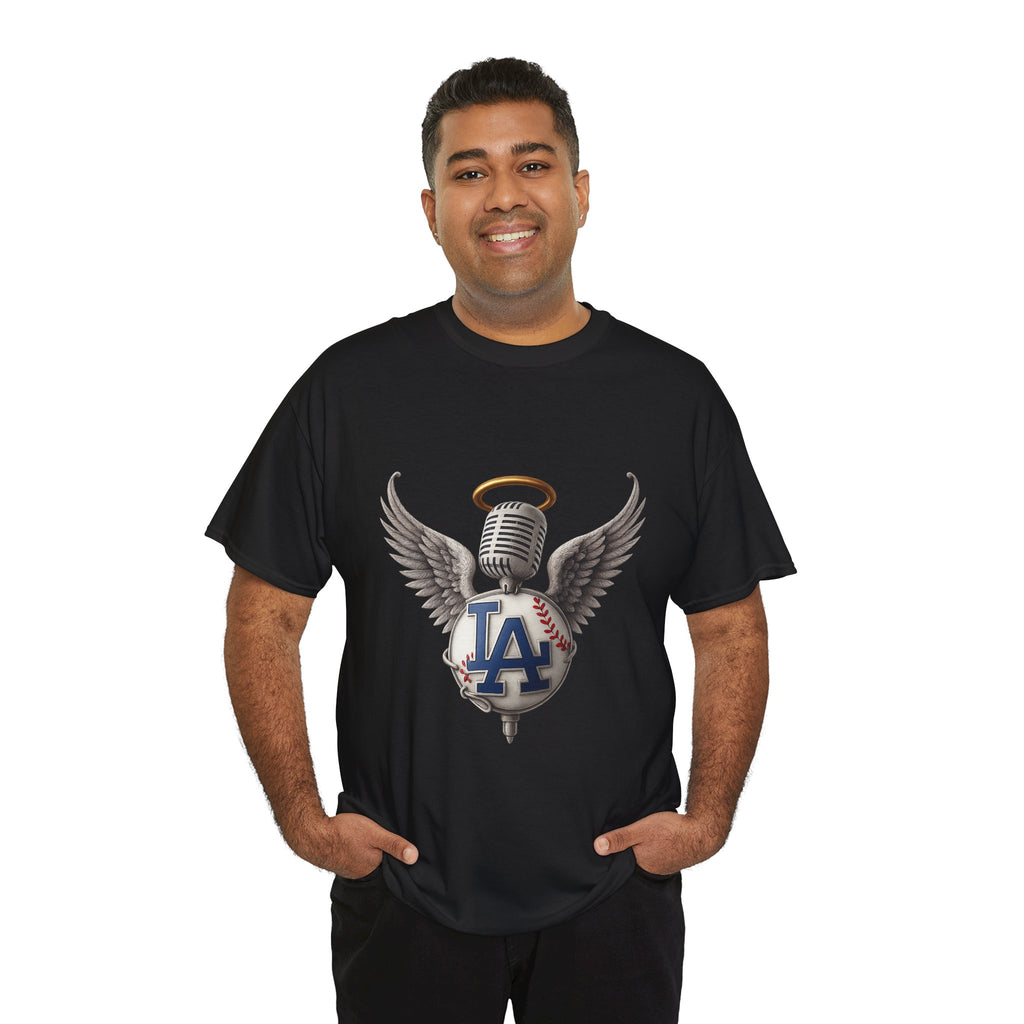 Vin Scully Tribute Tee Shirt - Unisex Heavy Cotton Tee Casual Fit