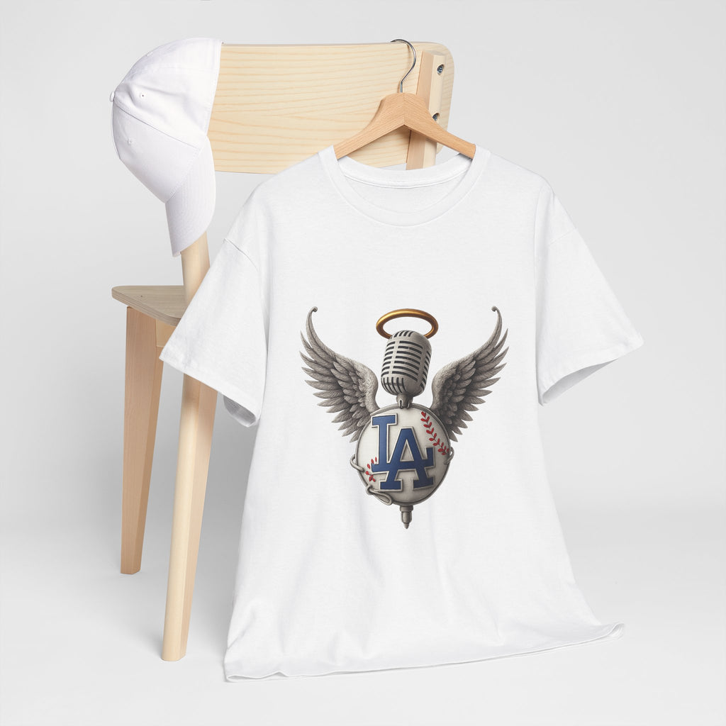 Vin Scully Tribute Tee Shirt - Unisex Heavy Cotton Tee Casual Fit