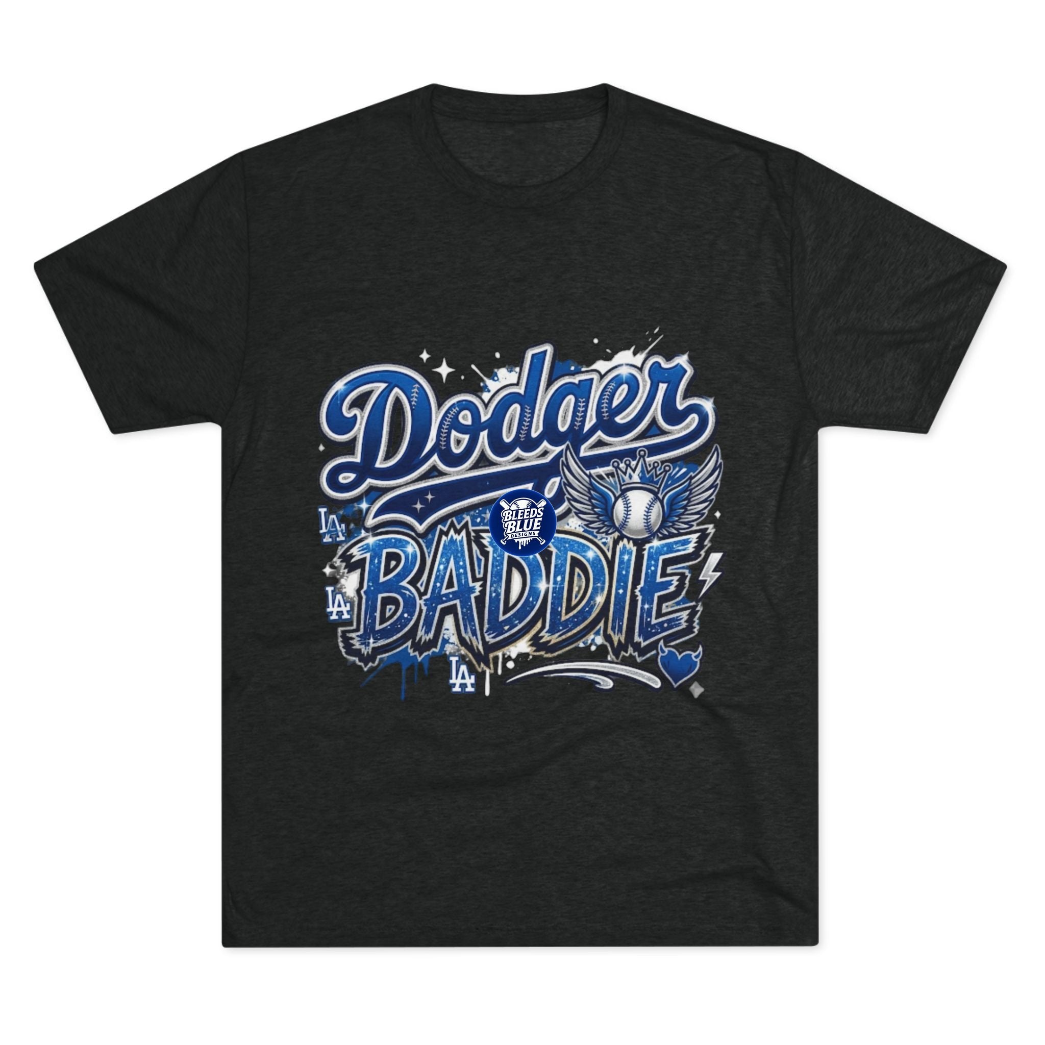 Dodger Baddie Tee - LA Baseball Fan Graphic Shirt