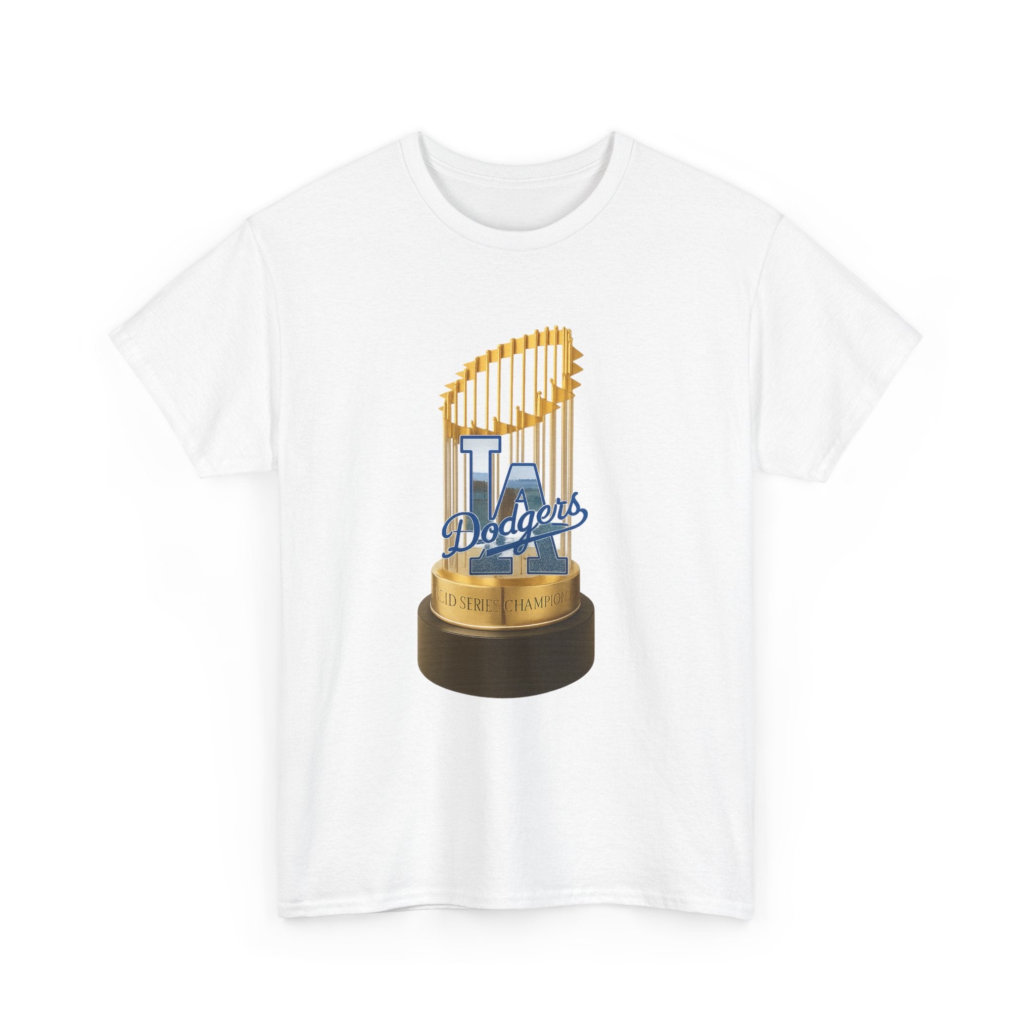 Trophy Los Angeles Logo Tee Shirt -  Unisex Heavy Cotton Tee Casual Fit
