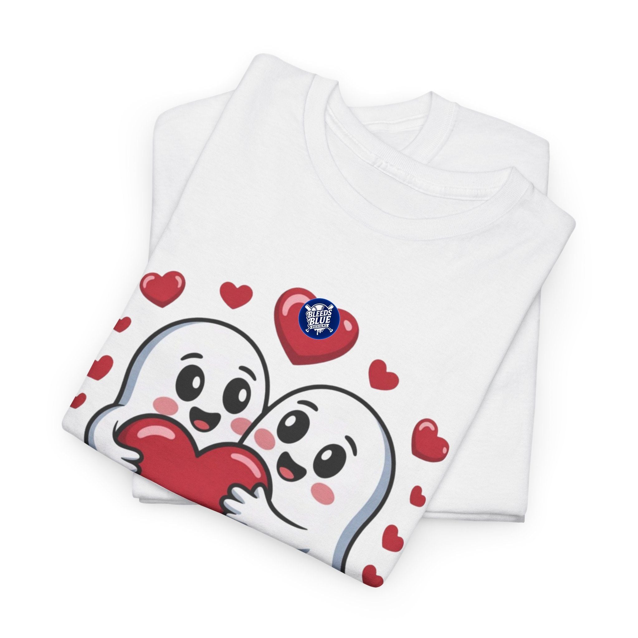 You’re My Boo Valentine Ghost Couple Tee Shirt – Unisex Heavy Cotton Casual Fit