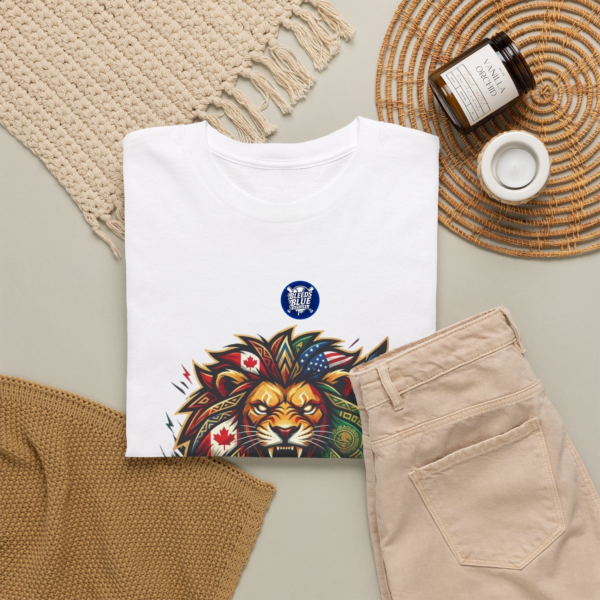 World Cup 2026 Lion Soccer T-Shirt — FIFA Fan Tee