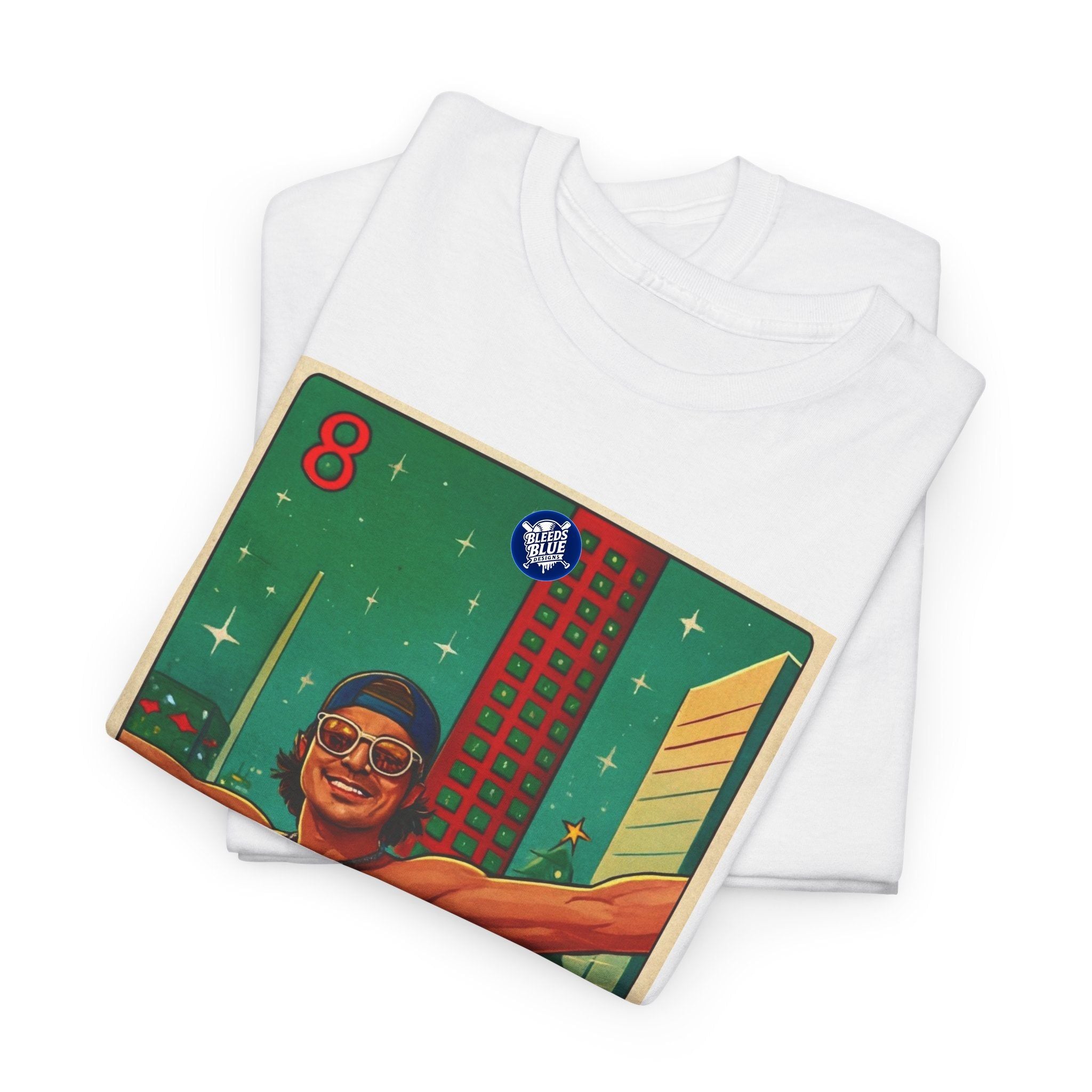 Dodgers Kike El Regalo Loteria Card Tee Shirt - Unisex Heavy Cotton Casual Fit