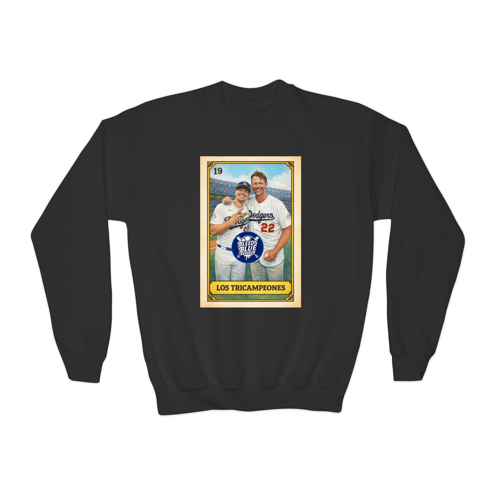 Los Tricampeones Loteria Card - Youth Crewneck Sweatshirt