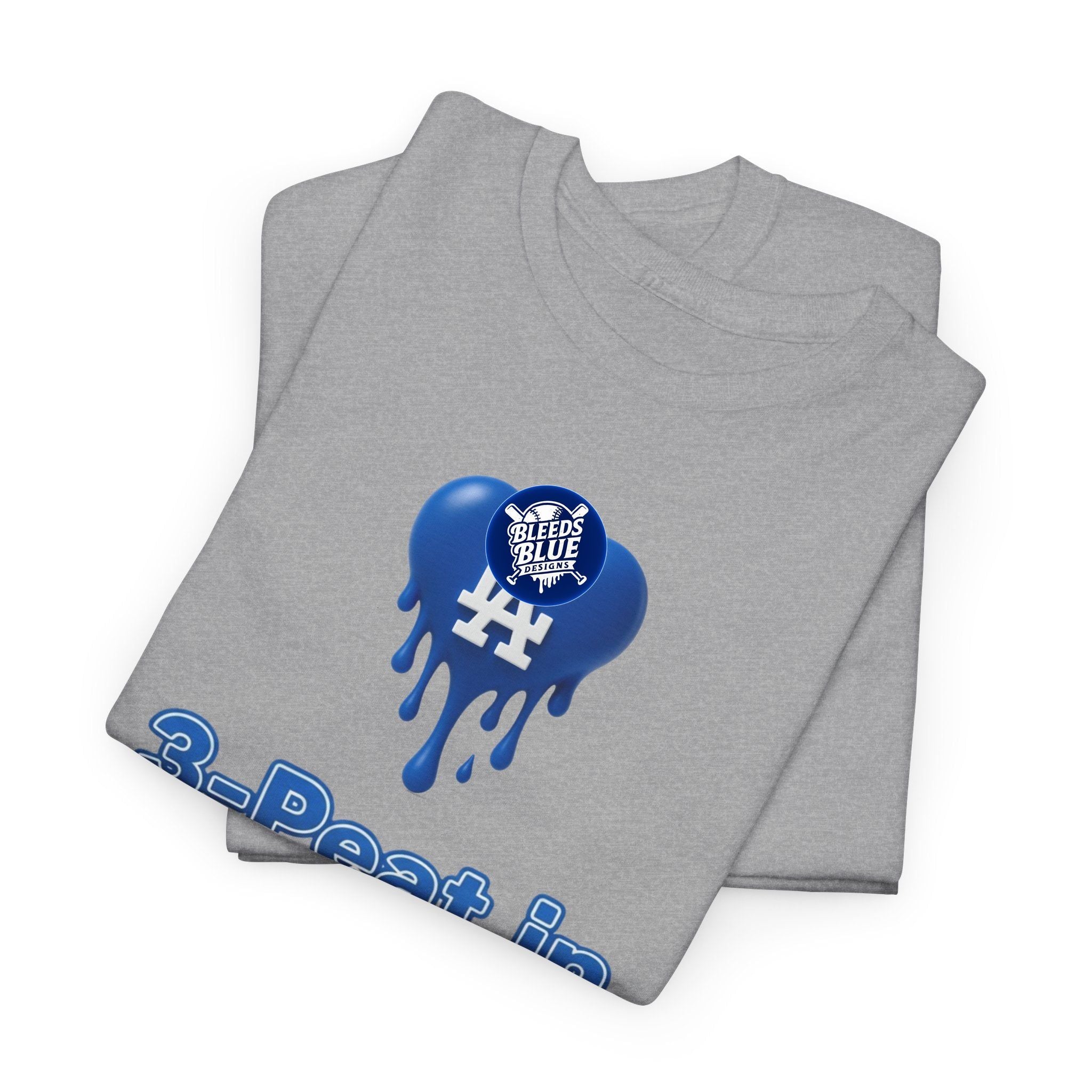 3-Peat in Progress Loading Bar Tee — Sports Champion T-Shirt