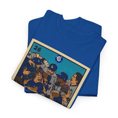 Dodgers "Los Campeones" Loteria Card Graphic Tee Shirt - Unisex Heavy Cotton Casual Fit