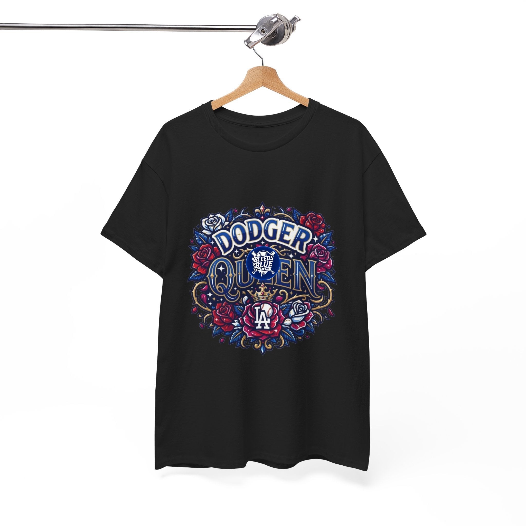 Dodger Queen Floral Baseball Tee