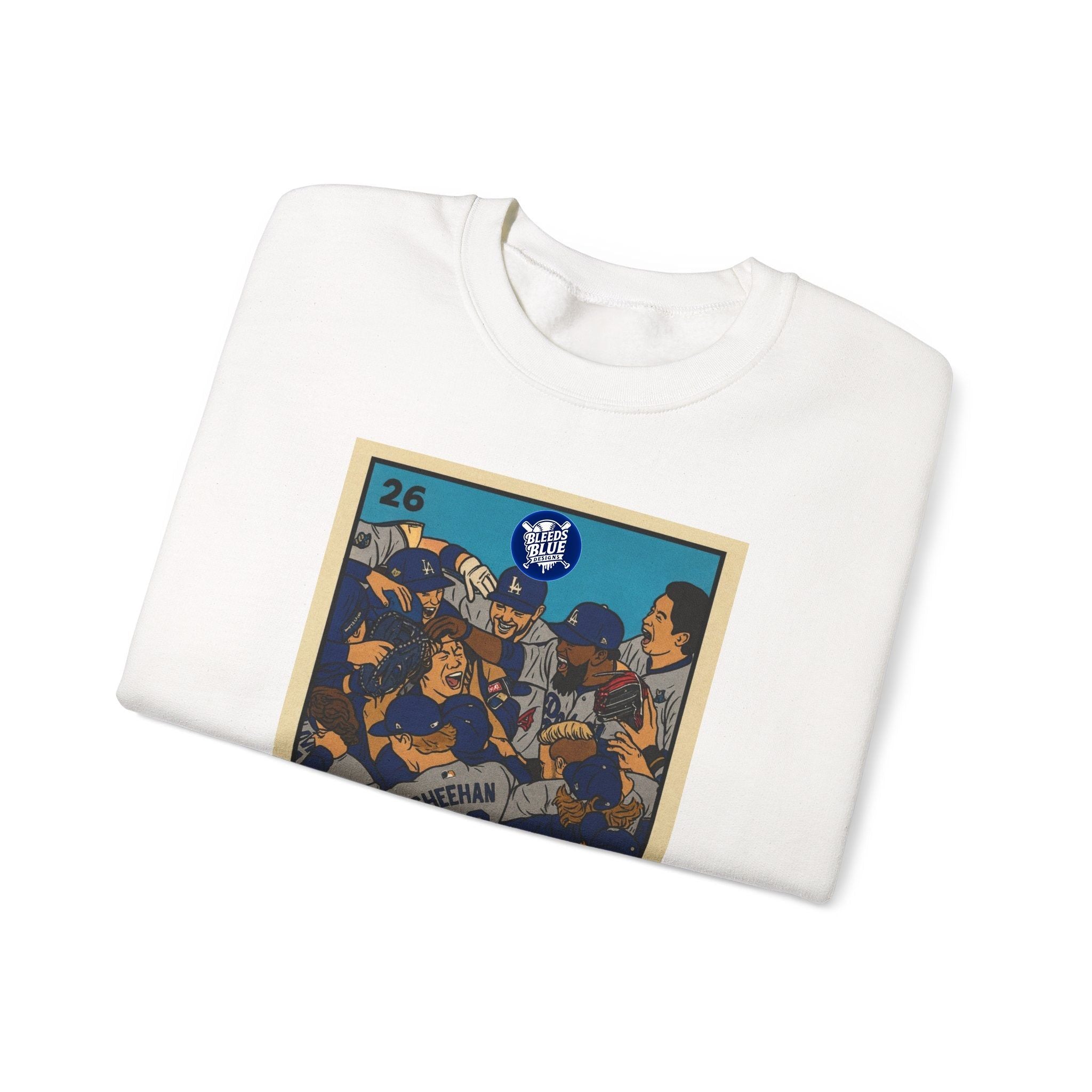 Dodgers "Los Campeones" Loteria Card Sweatshirt - Unisex Crewneck Casual Streetwear