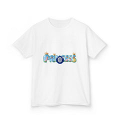Kids 'Princess' Crown Graphic Tee — Cute Colorful Princess Shirt for Girls