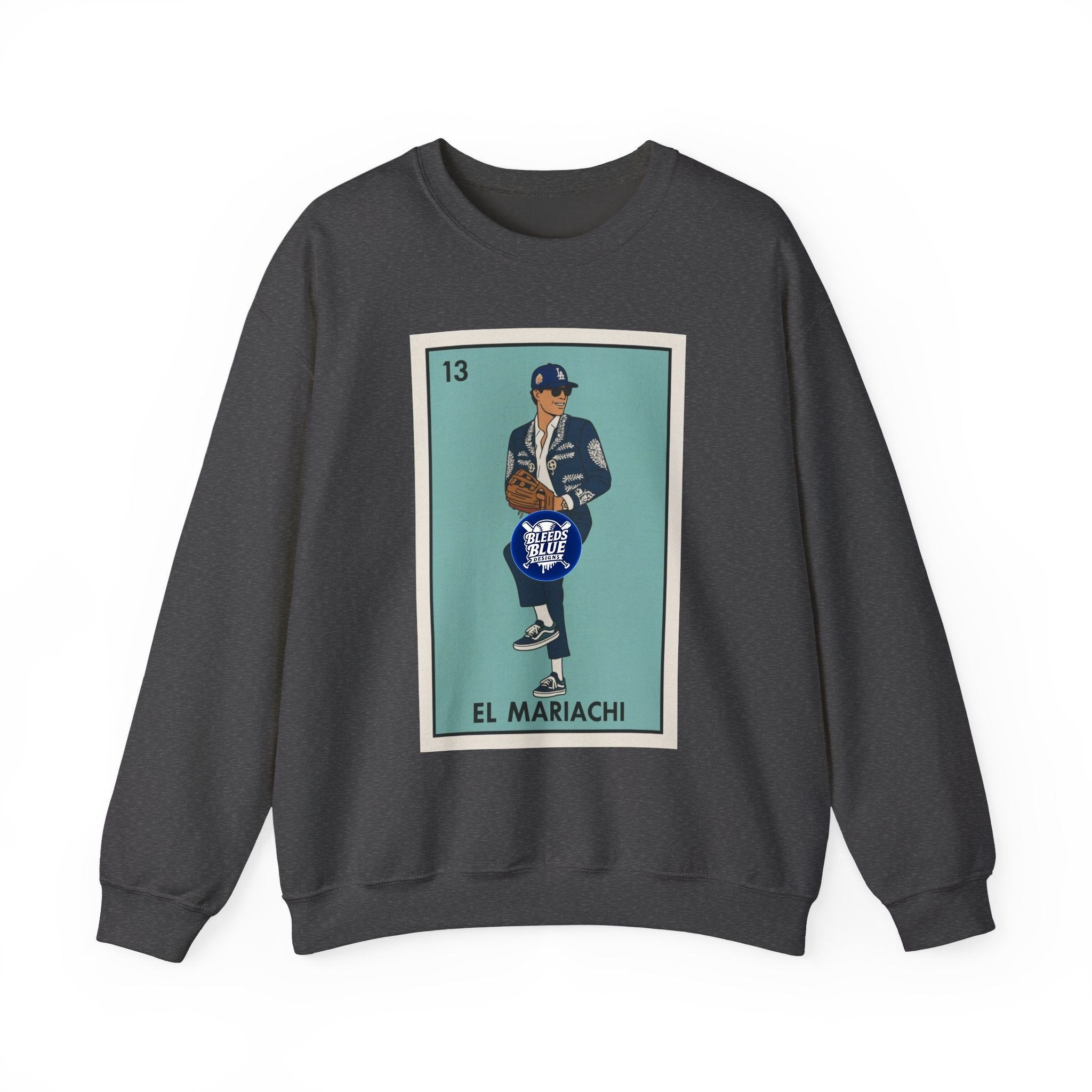 El Mariachi Lotería Card Kelly Team Pride - Adult Crewneck Sweatshirt