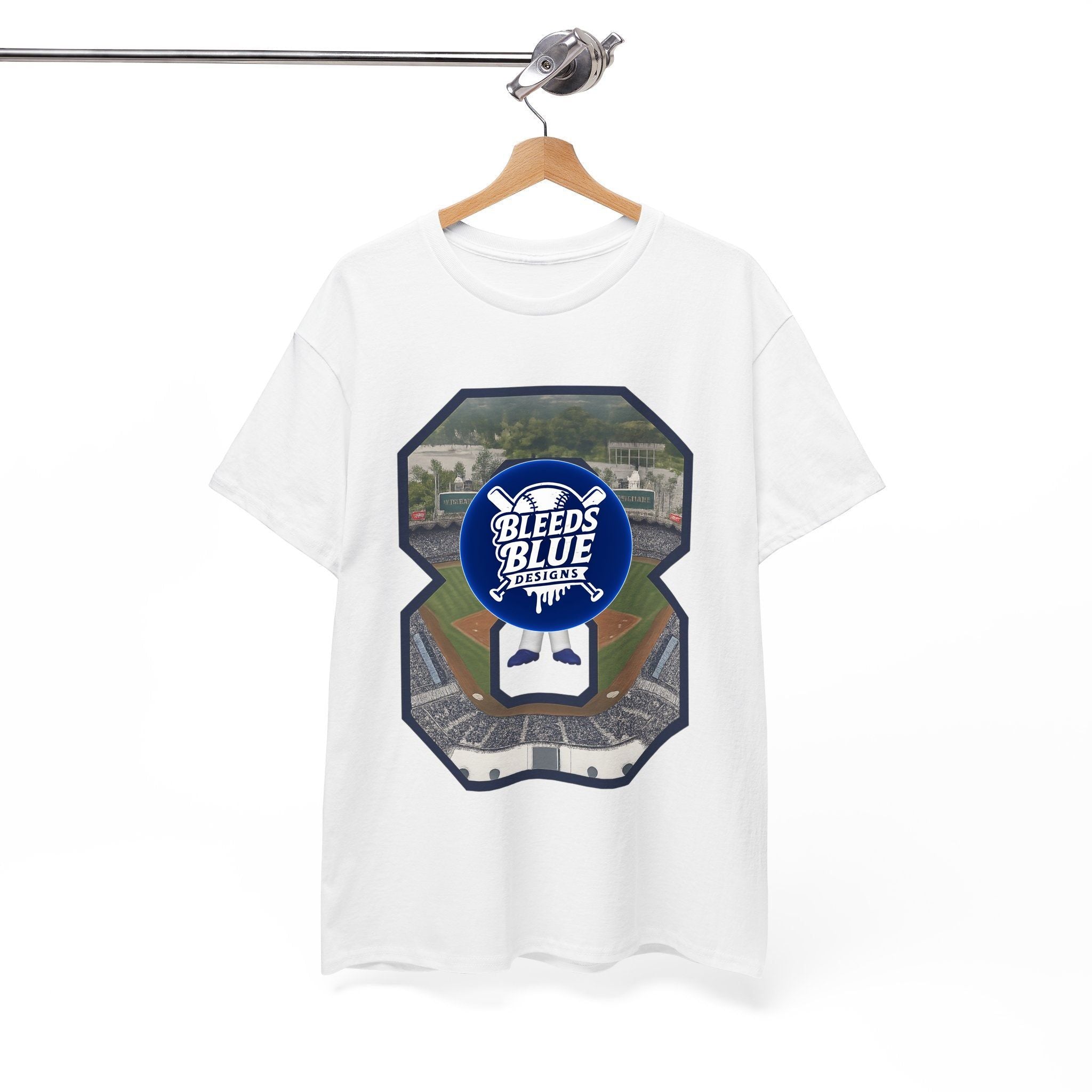 Kike Number 8 with a Funko Style Figurine Tee Shirt - Unisex Heavy Cotton Casual Fit