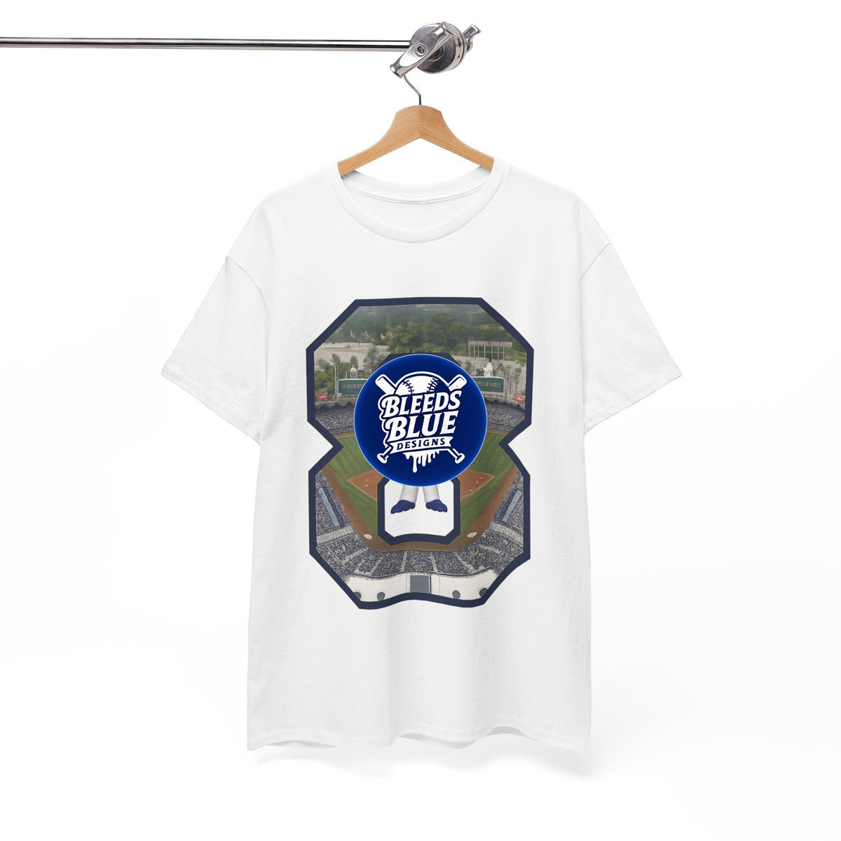 Kike Number 8 with a Funko Style Figurine Tee Shirt - Unisex Heavy Cotton Casual Fit