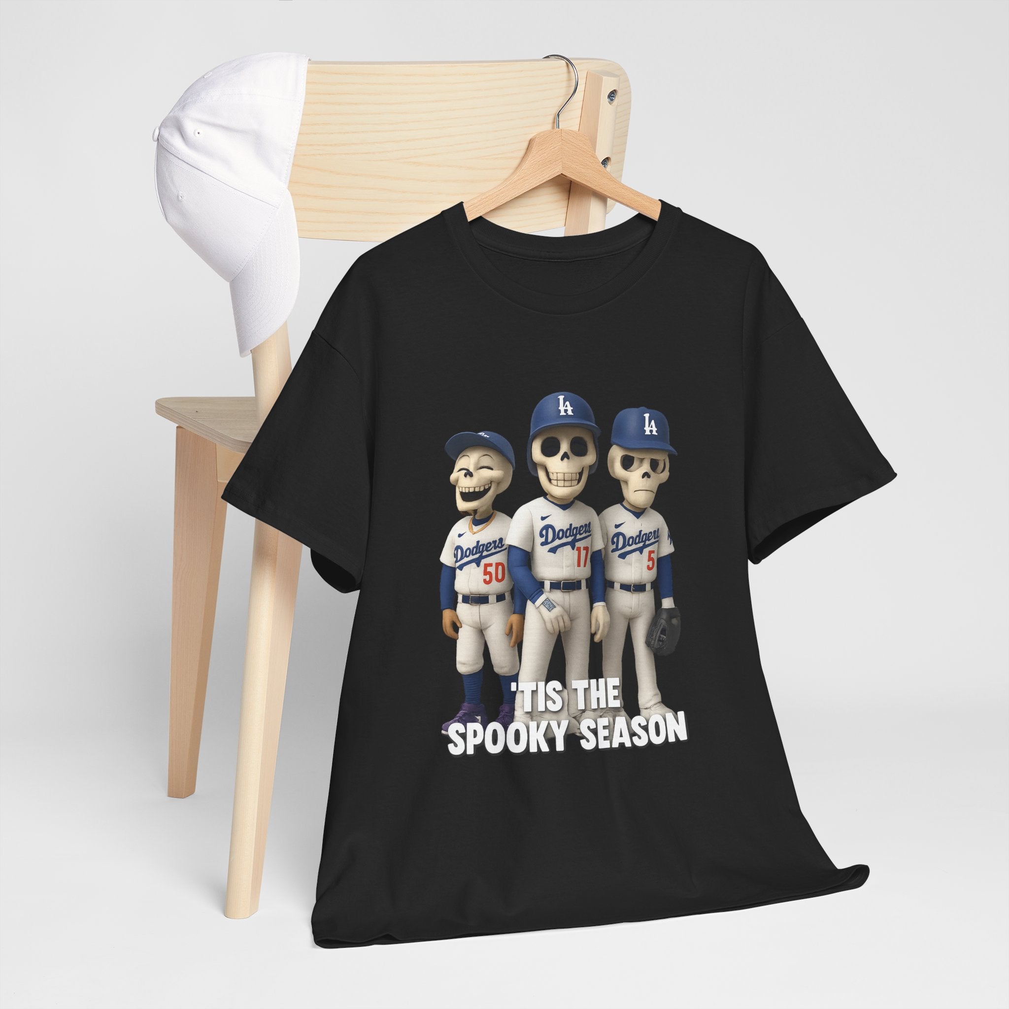 Tis the Spooky Season Trio Tee Shirt - Unisex Heavy Cotton Tee Casual Fit