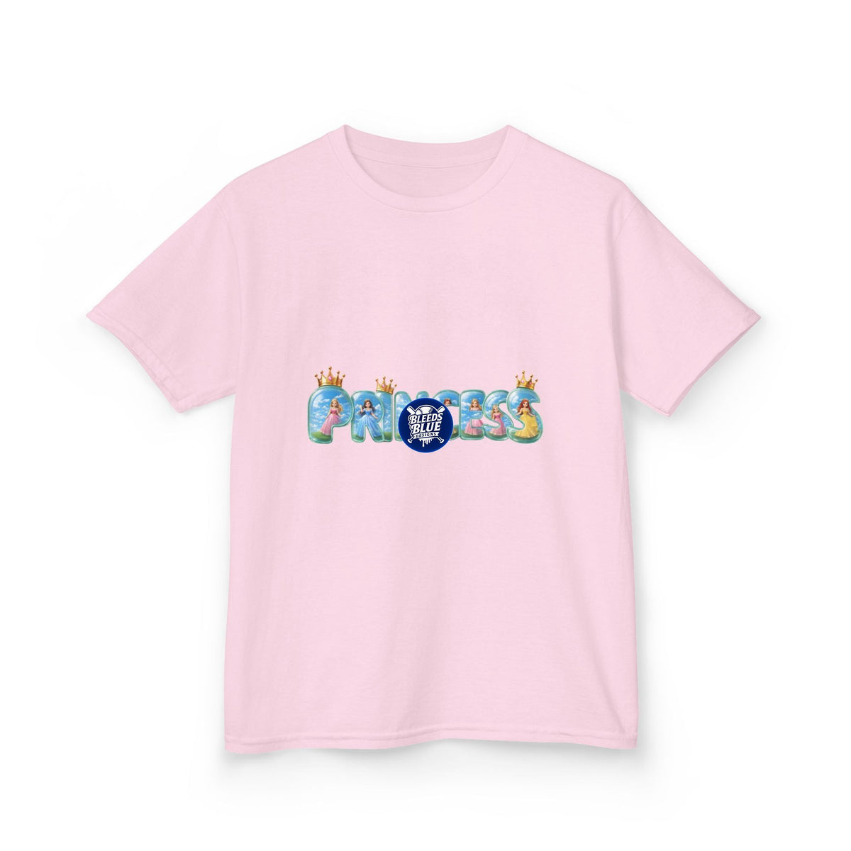 Kids 'Princess' Crown Graphic Tee — Cute Colorful Princess Shirt for Girls