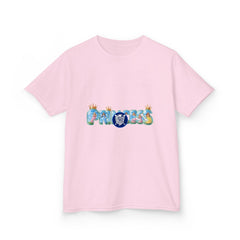 Kids 'Princess' Crown Graphic Tee — Cute Colorful Princess Shirt for Girls