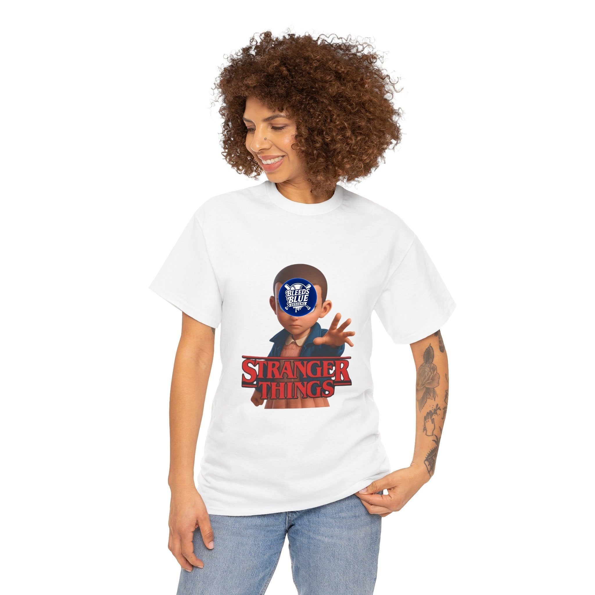 Stranger Things El Tee Shirt - Unisex Heavy Cotton Casual Fit
