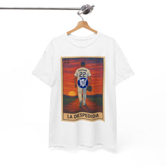 Dodgers Kershaw "La Despedida" Loteria Card Graphic Tee Shirt - Unisex Heavy Cotton Casual Fit
