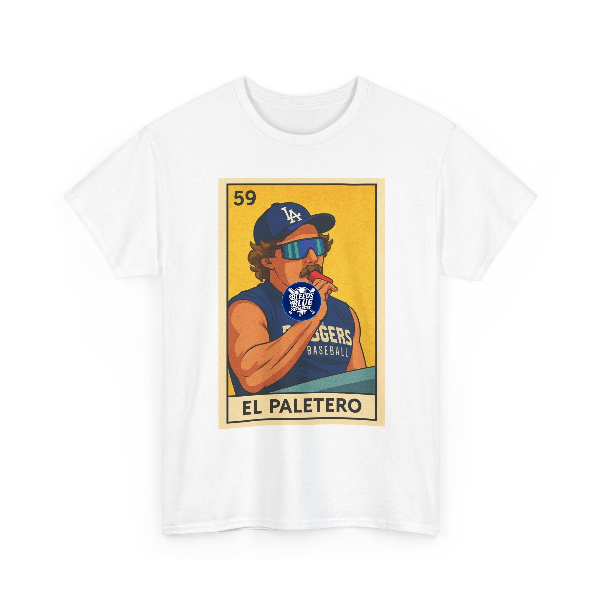 Kike El Paletero Loteria Tee Shirt - Unisex Heavy Cotton Casual Fit