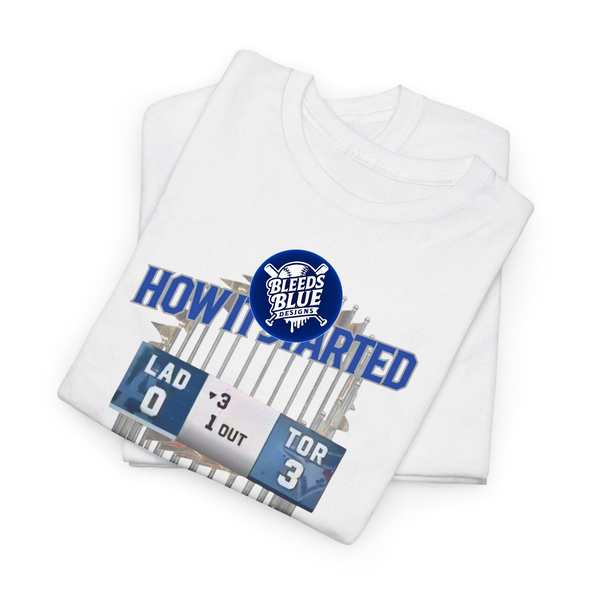 How It Started How It Ended Tee Shirt - Unisex Heavy Cotton Casual Fit