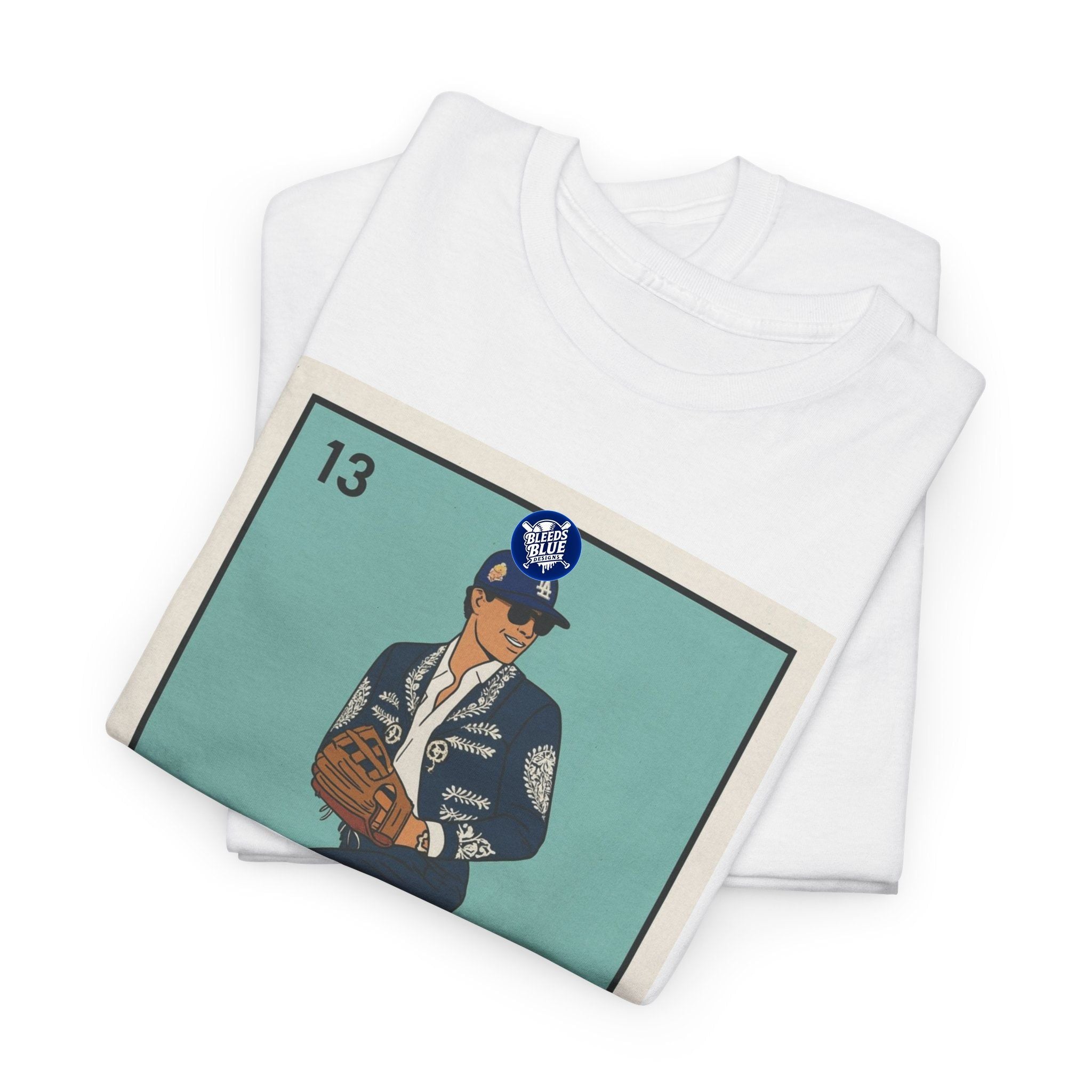 El Mariachi Lotería Tee — Vintage Mexican Card Graphic T-Shirt