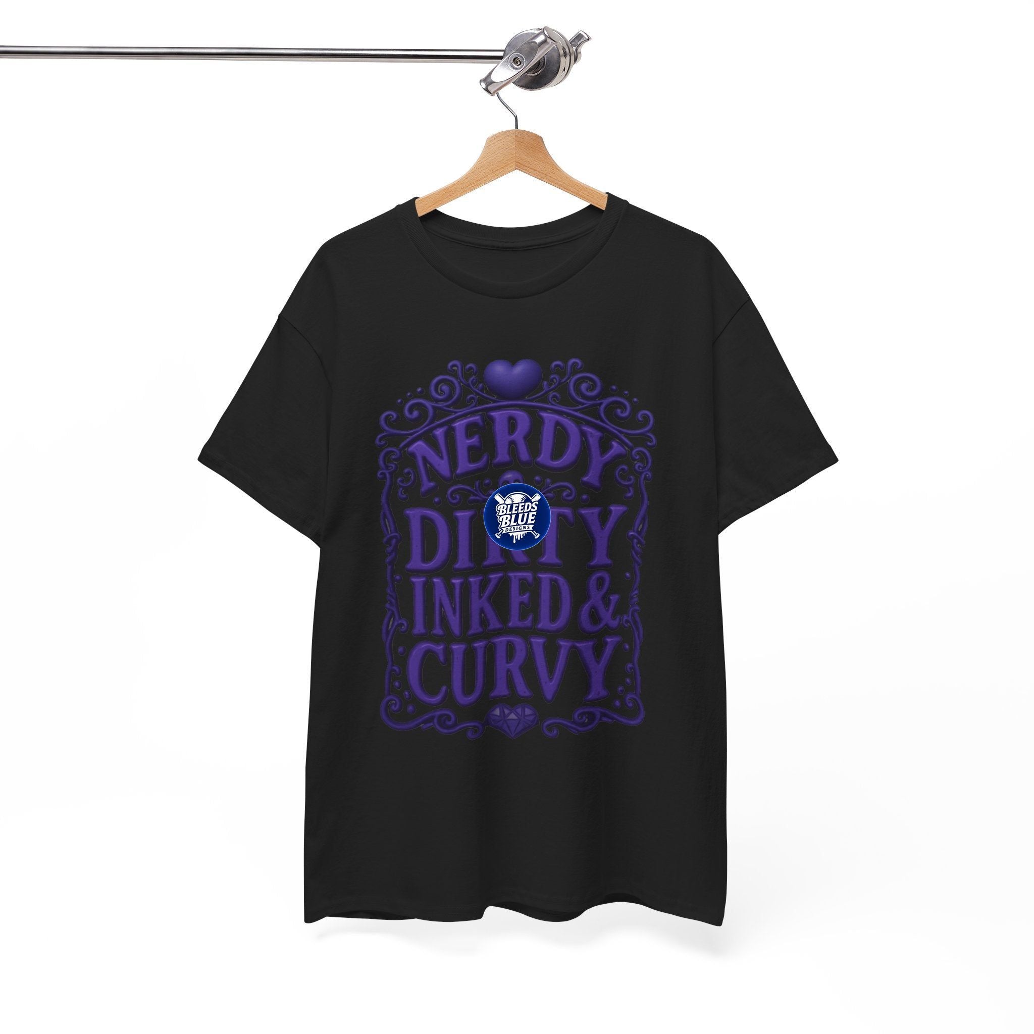 Graphic Tee —Nerdy Dirty Inked & Curvy Feminine Curvy Pride Shirt