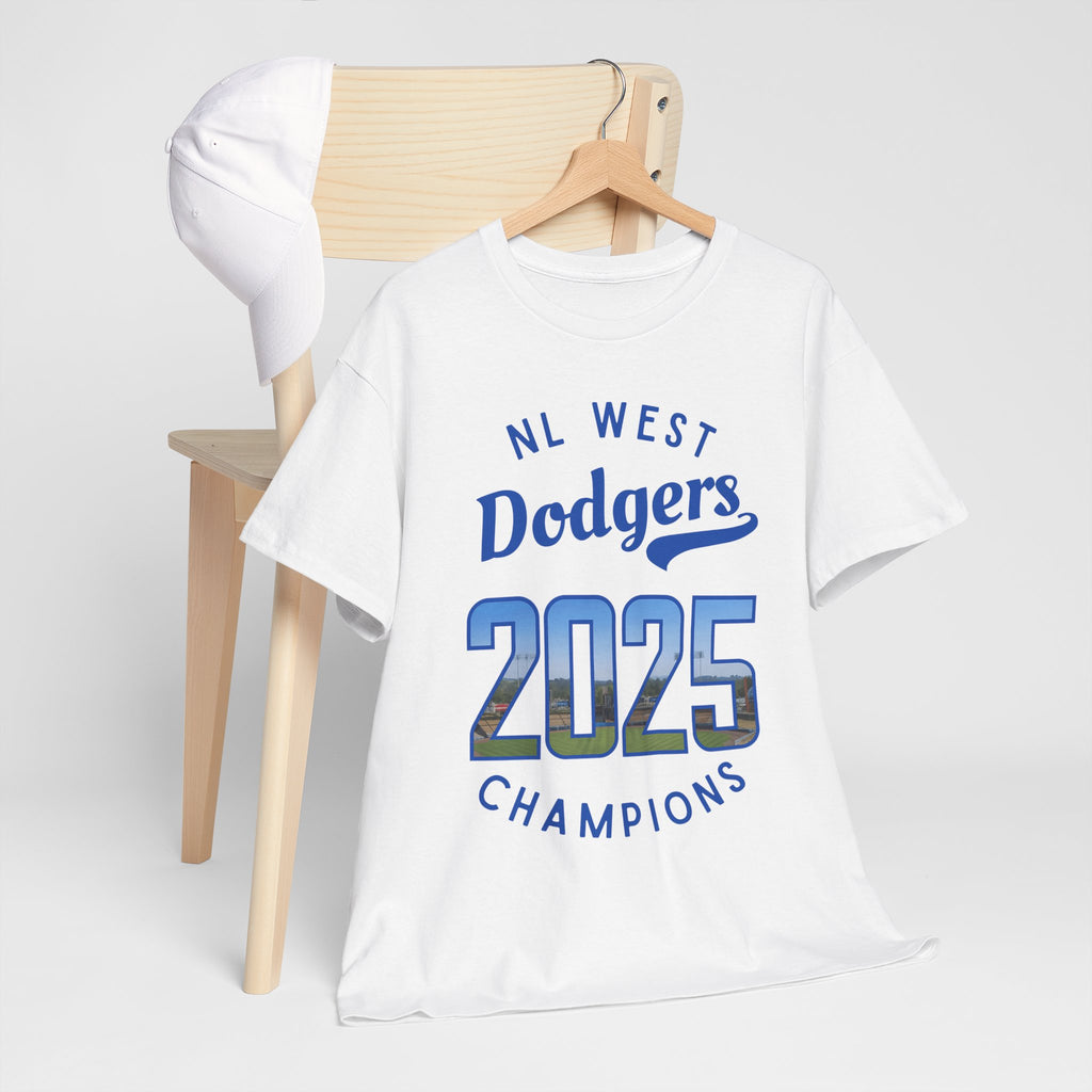 2025 NL West Champs Los Angeles Dodgers Tee Shirt