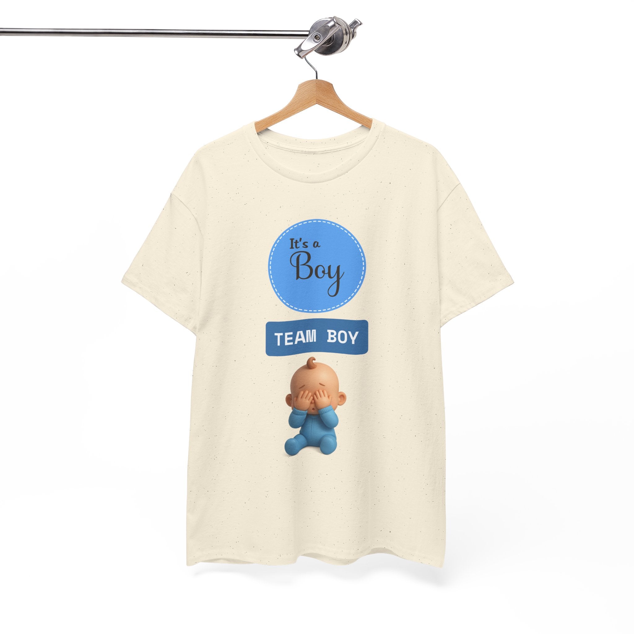 It’s a Boy "Team Boy" Baby Guess Tee — Gender Reveal/Newborn Announcement T-Shirt
