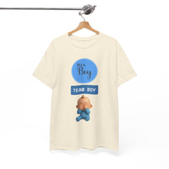 It’s a Boy "Team Boy" Baby Guess Tee — Gender Reveal/Newborn Announcement T-Shirt