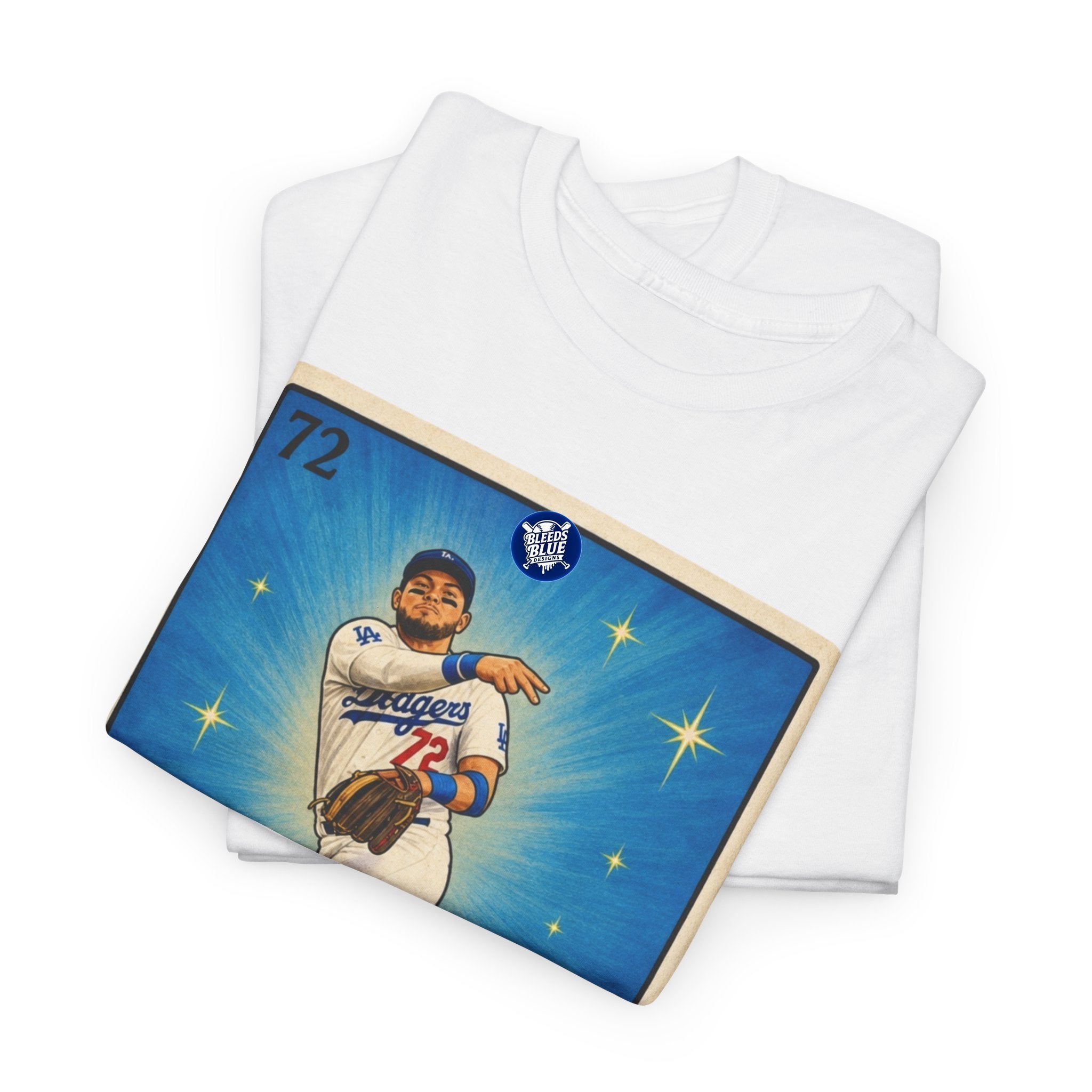 El Mago Loteria Card Tee — Lotería Style Miguel Rojas Graphic T-Shirt