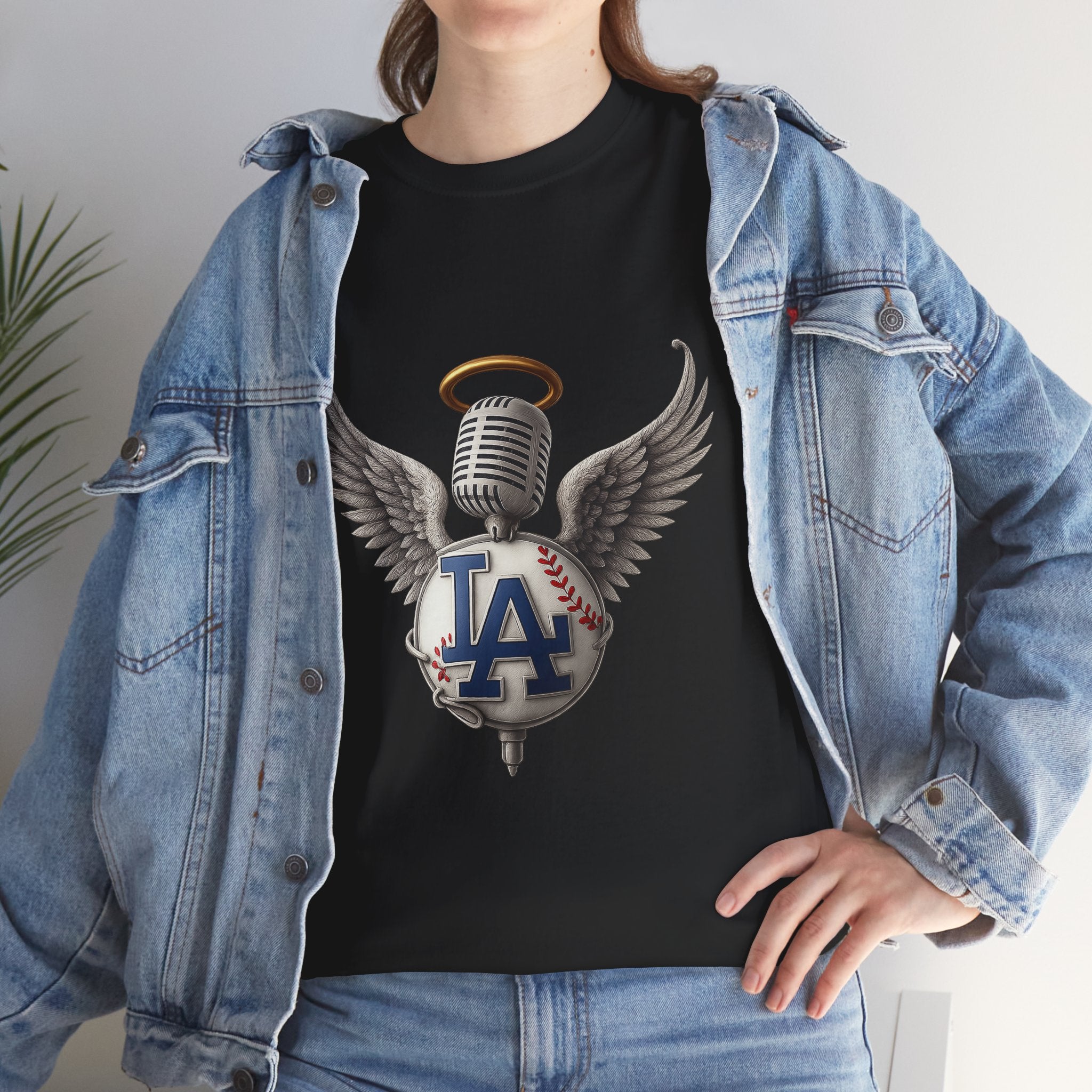 Vin Scully Tribute Tee Shirt - Unisex Heavy Cotton Tee Casual Fit