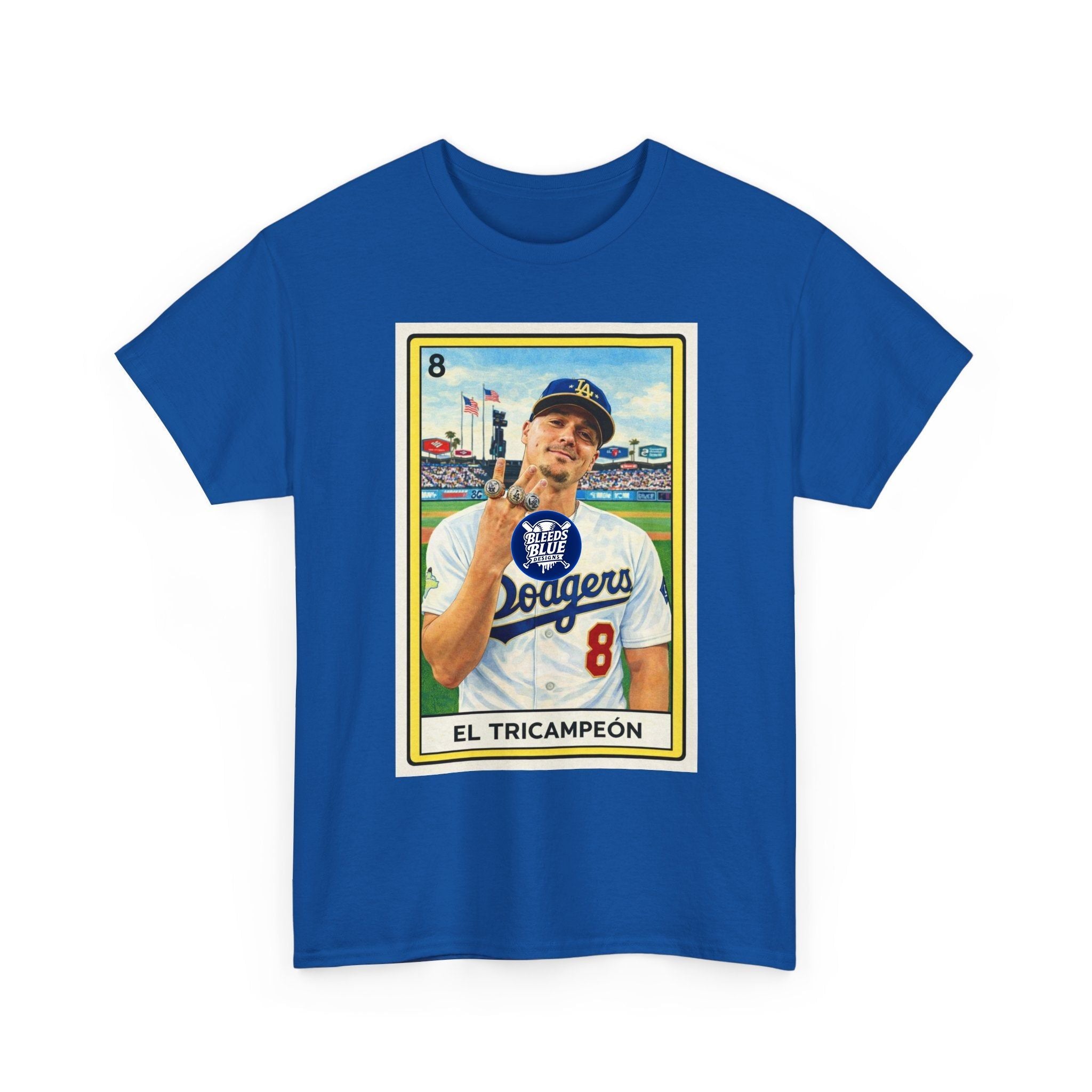 El Tricampeón Loteria Card Tee — Mexican Lotería-Inspired Champion Graphic Shirt