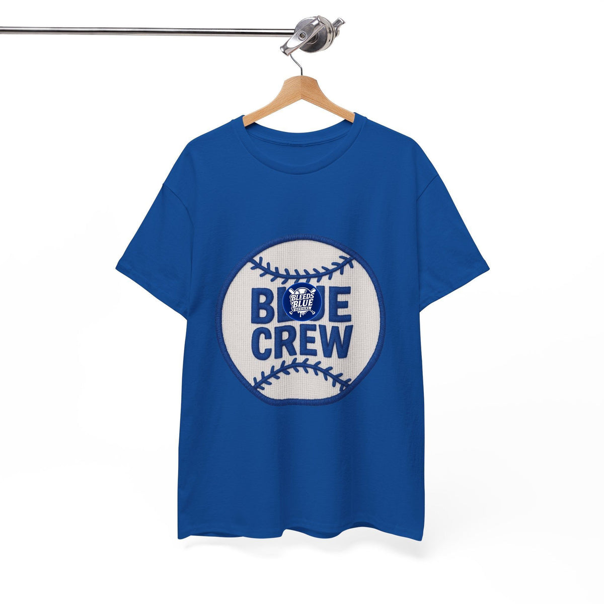 Blue Crew Baseball T‑Shirt — Vintage Style Team Tee